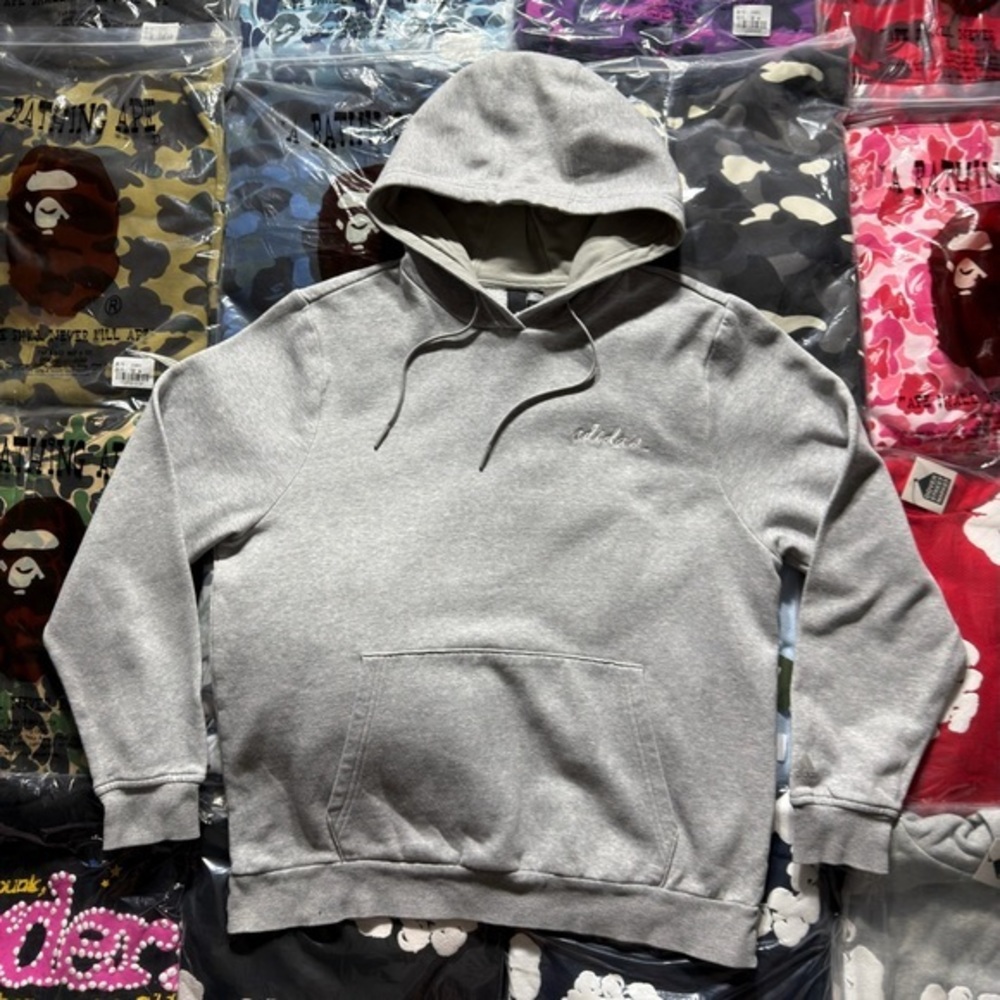 Adidas Light Gray Pullover Hoodie